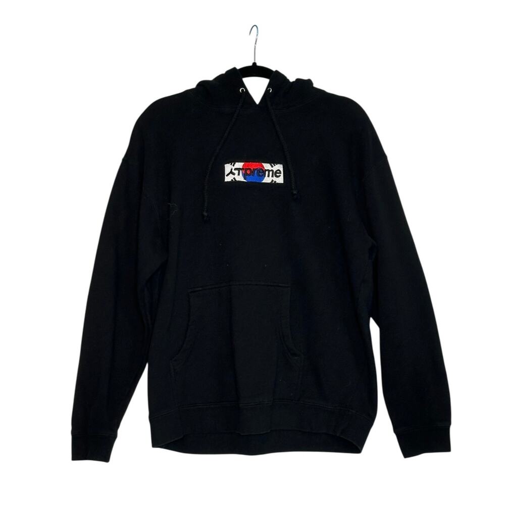 ANTI ^Tpreme black hoodie sweatshirt size Large